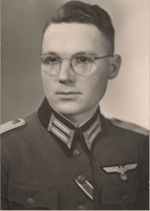 Fritz Schellhammer als Leutnant der Grenadiere